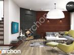 Проект будинку ARCHON+ Будинок в аурорах денна зона (візуалізація 1 від 4)