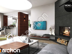 Проект будинку ARCHON+ Будинок в аурорах денна зона (візуалізація 1 від 8)