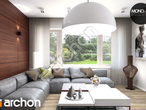 Проект будинку ARCHON+ Будинок в аурорах денна зона (візуалізація 1 від 14)