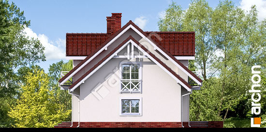 Боковой фасад Дом в рододендронах 6 (Г2) вер.2