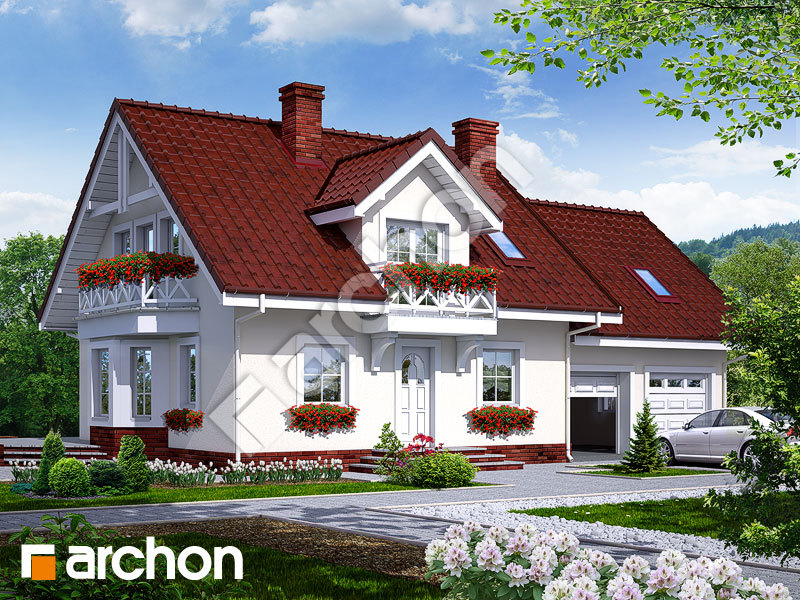 Проект будинку ARCHON+ Будинок в рододендронах 6 (Г2) вер.2 Вид 1