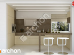 Проект будинку ARCHON+ Будинок в гейджею (Г2П) аранжування кухні 1 від 2