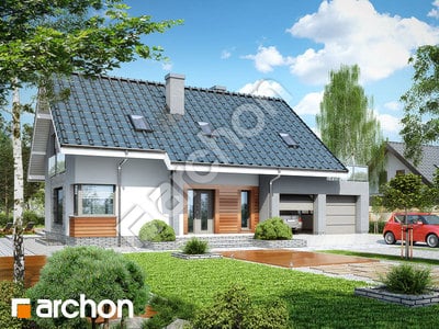 Проект дома ARCHON+ Дом в гейджее (Г2П)