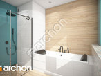 Проект будинку ARCHON+ Будинок в каллатеях 7 (Г2) візуалізація ванни (візуалізація 3 від 3)