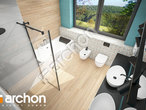 Проект будинку ARCHON+ Будинок в каллатеях 7 (Г2) візуалізація ванни (візуалізація 3 від 4)