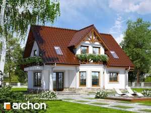 Проект будинку ARCHON+ Будинок в журавлині (П) вер.2 Вид 2