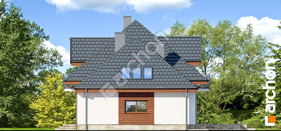 Боковой фасад Дом в нектаринах 2 (Н)