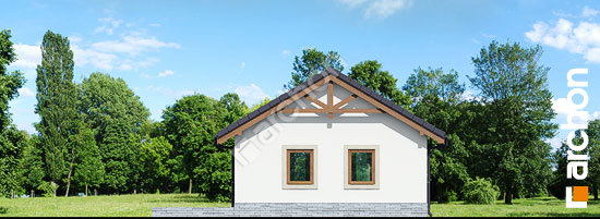 Бочний фасад Г8а вер. 2 - Тримісний гараж