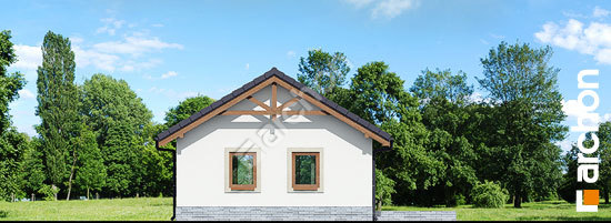 Бочний фасад Г8а вер. 2 - Тримісний гараж