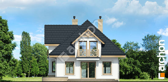 Дворовой фасад Дом в фуксиях 3 вер.2