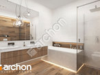 Проект дома ARCHON+ Дом в навлоциях 6 (Г2) визуализация ванной (визуализация 3 вид 2)