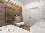 Проект дома ARCHON+ Дом в навлоциях 6 (Г2) визуализация ванной (визуализация 3 вид 3)