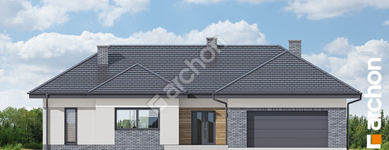 Передній фасад Будинок в навлоціях 6 (Г2)