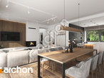 Проект дома ARCHON+ Дом в навлоциях 6 (Г2) дневная зона (визуализация 1 вид 1)