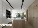 Проект будинку ARCHON+ Будинок в підсніжниках 2 (Г2) візуалізація кухні 1 від 3