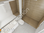 Проект будинку ARCHON+ Будинок в підсніжниках 2 (Г2) візуалізація ванни (візуалізація 3 від 2)