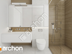 Проект будинку ARCHON+ Будинок в підсніжниках 2 (Г2) візуалізація ванни (візуалізація 3 від 3)