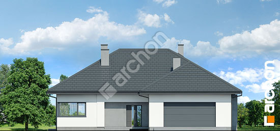 Передний фасад  Дом в подснежниках 2 (Г2)