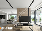 Проект будинку ARCHON+ Будинок в підсніжниках 2 (Г2) денна зона (візуалізація 1 від 2)