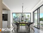 Проект будинку ARCHON+ Будинок в підсніжниках 2 (Г2) денна зона (візуалізація 1 від 4)