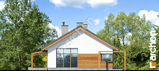 Боковой фасад Дом в мекинтошах 4 (Мп)