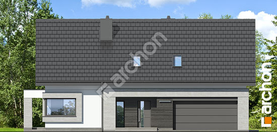 Передний фасад Дом в гвоздиках (Г2А)