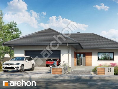 Проект дома ARCHON+ Дом в барбарисах 3 (Г2Е) 