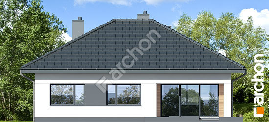 Дворовой фасад Дом в сантанах