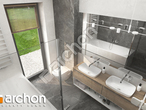 Проект будинку ARCHON+ Будинок в сантанах візуалізація ванни (візуалізація 3 від 4)