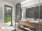 Проект дома ARCHON+ Дом в сантанах визуализация ванной (визуализация 3 вид 2)