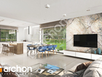 Проект дома ARCHON+ Дом в сантанах дневная зона (визуализация 1 вид 1)