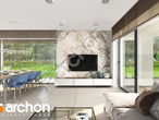 Проект дома ARCHON+ Дом в сантанах дневная зона (визуализация 1 вид 6)