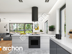 Проект будинку ARCHON+ Будинок в аурорах 7 (Е) візуалізація кухні 1 від 3