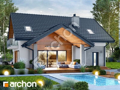 Проект дома ARCHON+ Дом в аурорах 7 (Е) 