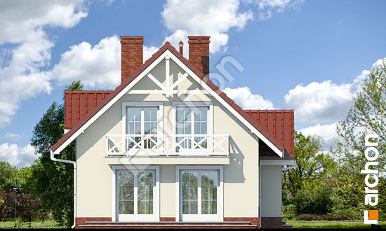 Бочний фасад Будинок в горошку вер. 2