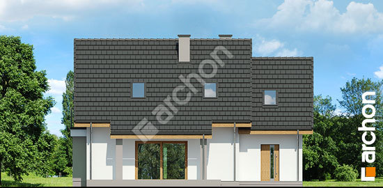 Дворовий фасад Будинок в лантані 2 вер.2