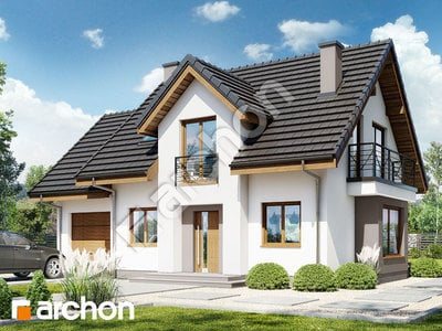 Проект дома ARCHON+ Дом в лантанах 2 вер.2 