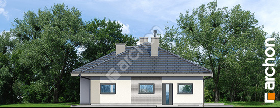 Боковой фасад Дом в обриете