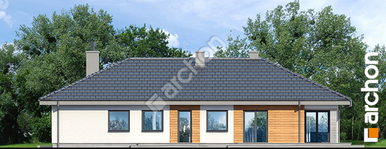 Дворовой фасад Дом в обриете