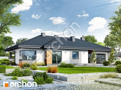 Проект дома ARCHON+ Дом в обриете 