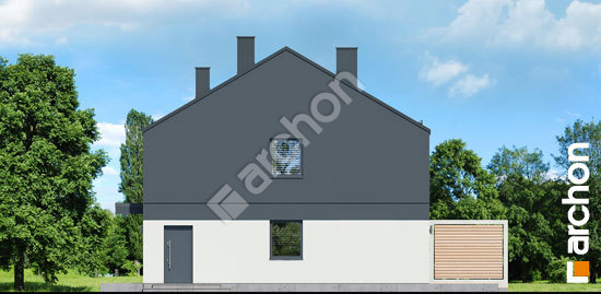 Боковой фасад Дом в ривиях 15 (Р2)