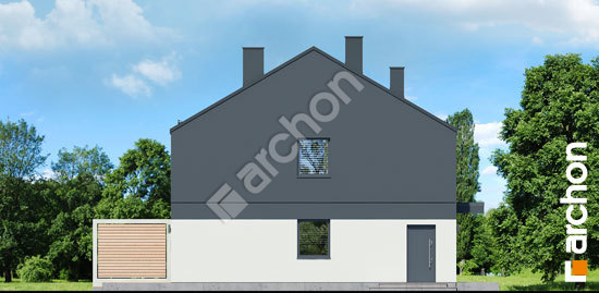 Боковой фасад Дом в ривиях 15 (Р2)