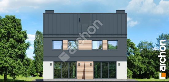 Дворовой фасад Дом в ривиях 15 (Р2)