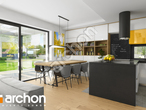Проект будинку ARCHON+ Будинок в нарцисах (БТ) вер. 2 денна зона (візуалізація 1 від 6)