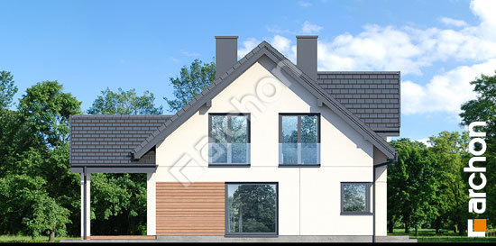 Боковой фасад Дом в коммифорах 7