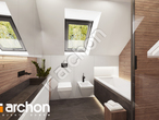 Проект будинку ARCHON+ Будинок в комміфорах 7 візуалізація ванни (візуалізація 4 від 2)