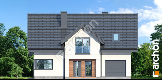 Передний фасад Дом в коммифорах 7