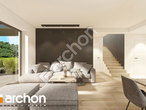 Проект дома ARCHON+ Дом в коммифорах 7 дневная зона (визуализация 1 вид 2)