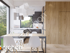 Проект дома ARCHON+ Дом в бруснике (Н) визуализация кухни 1 вид 1