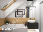 Проект будинку ARCHON+ Будинок в брусниці (Н) візуалізація ванни (візуалізація 3 від 1)